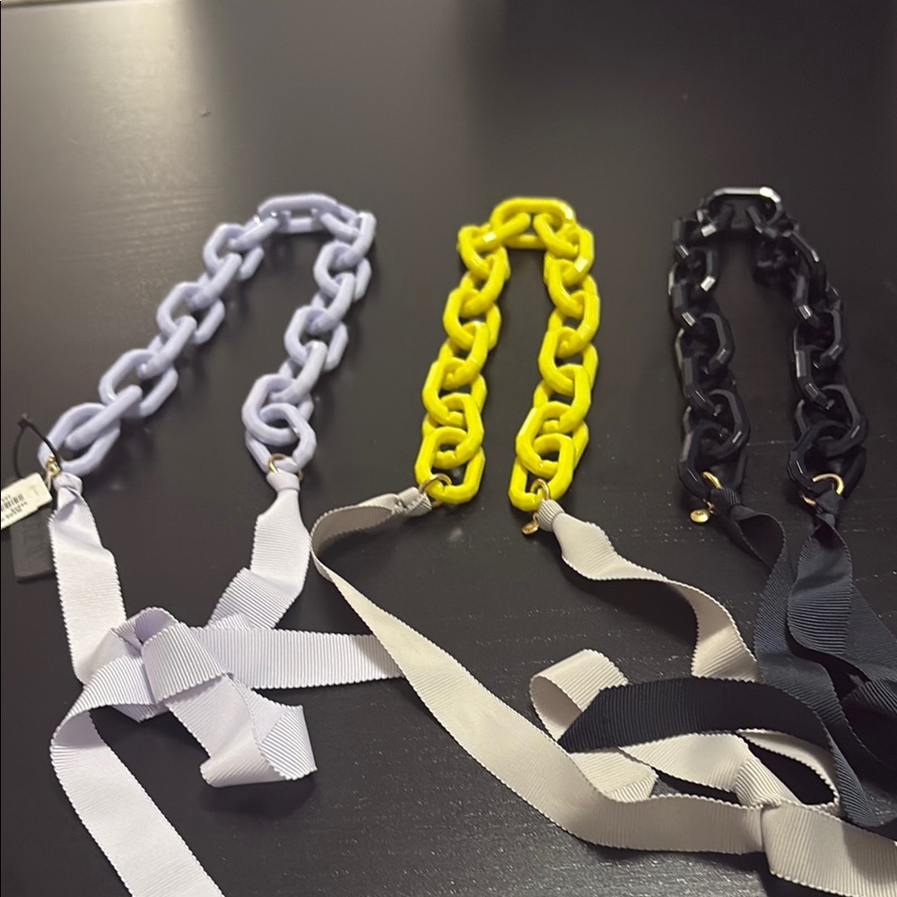 Set of Three Chunky Chain Straps